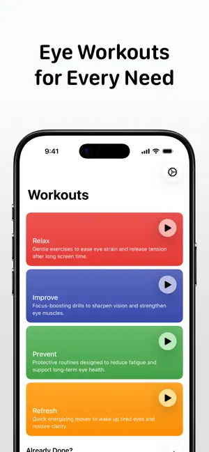Eye Workout: Recovery Exercise screenshot 1