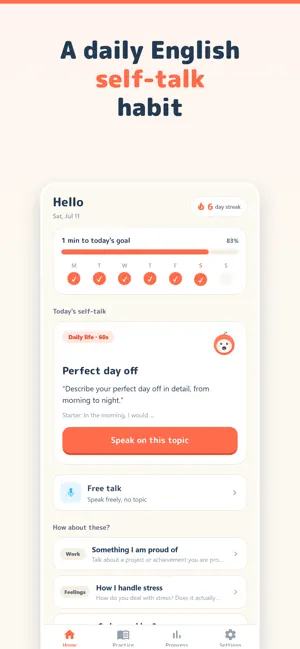 SpeakSolo: English Self-Talk screenshot 4