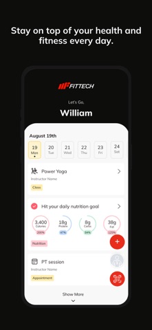 FITTECH APP screenshot