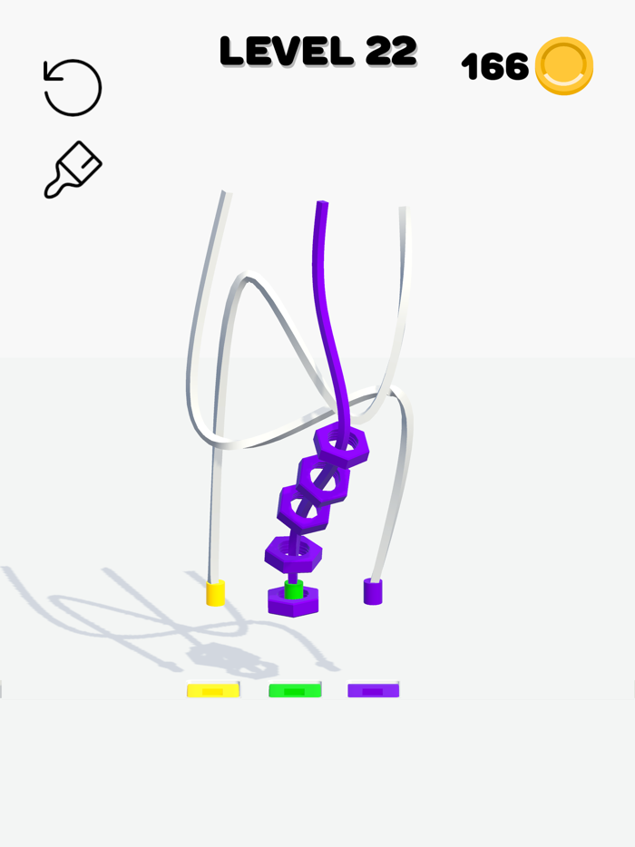 Twisted Screw 3D-Bolts Puzzle