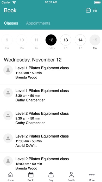 Pilates Plus MN app screenshot 2