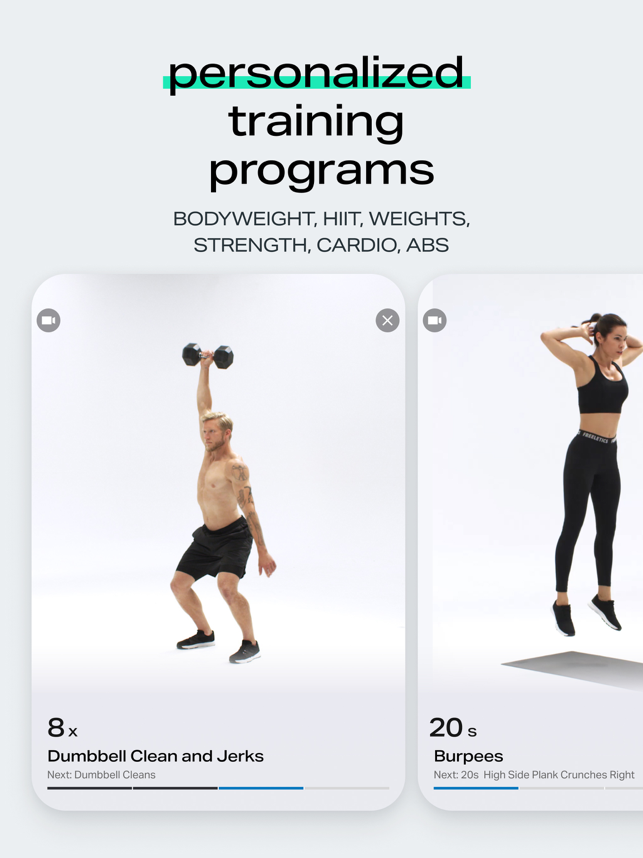 ‎Freeletics: HIIT Home Workouts Screenshot