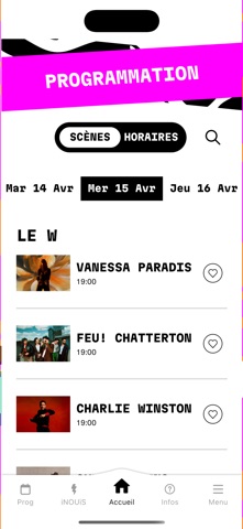 Le Printemps de Bourges 2026 screenshot