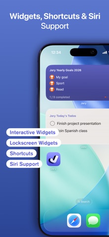 Jory: Goal Tracker & Planner Screenshot 8 of 10