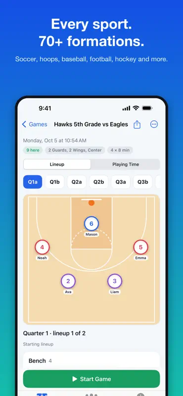 My Sports Lineup screenshot 8 of 9