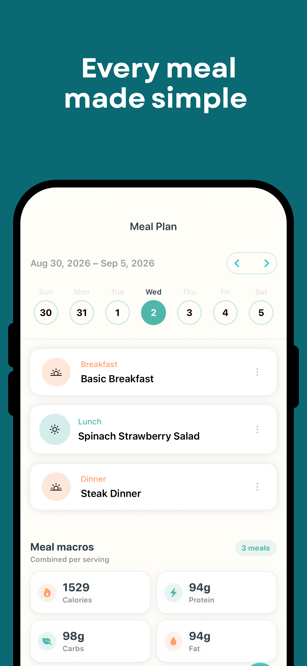 OurMeals: Couples Meal Planner screenshot 6