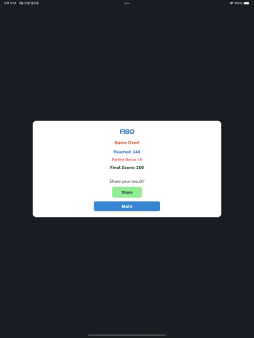 FIBO Puzzle iPad screenshot