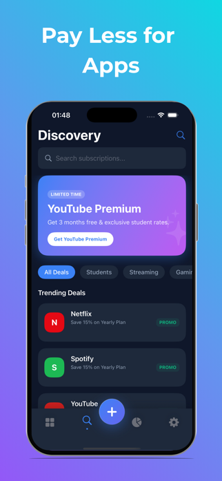 SaveOnSubs Screenshot 1 of 5
