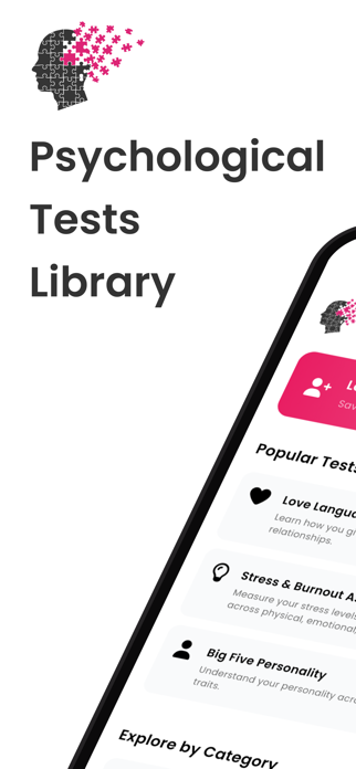 Psychological Tests Library Screenshot 1 of 9