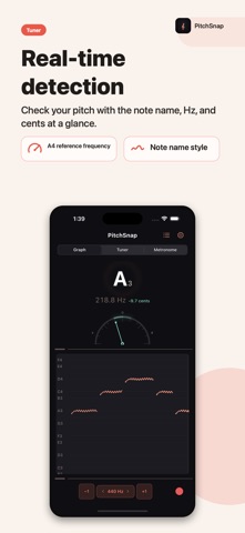 PitchSnap: Tuner & Metronome Screenshot 1 of 5