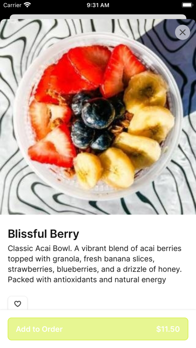 Groovy Gratitude iPhone screenshot 4 - Food & Drink app