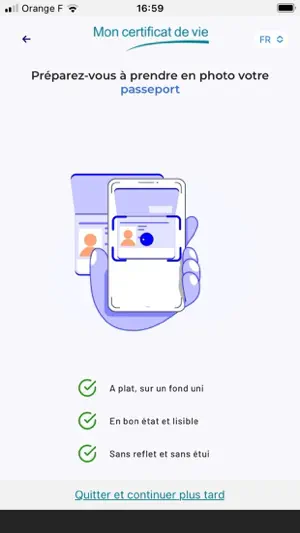 Mon certificat de vie screenshot 2