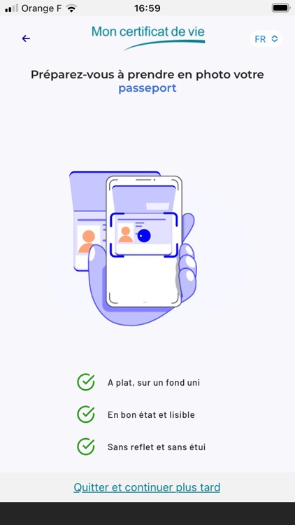 Mon certificat de vie