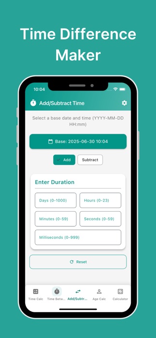 Time Duration Calc: Age Calc Screenshot 4 of 6