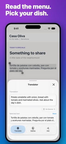 Inline Translator: On-Device Screenshot 5 of 5
