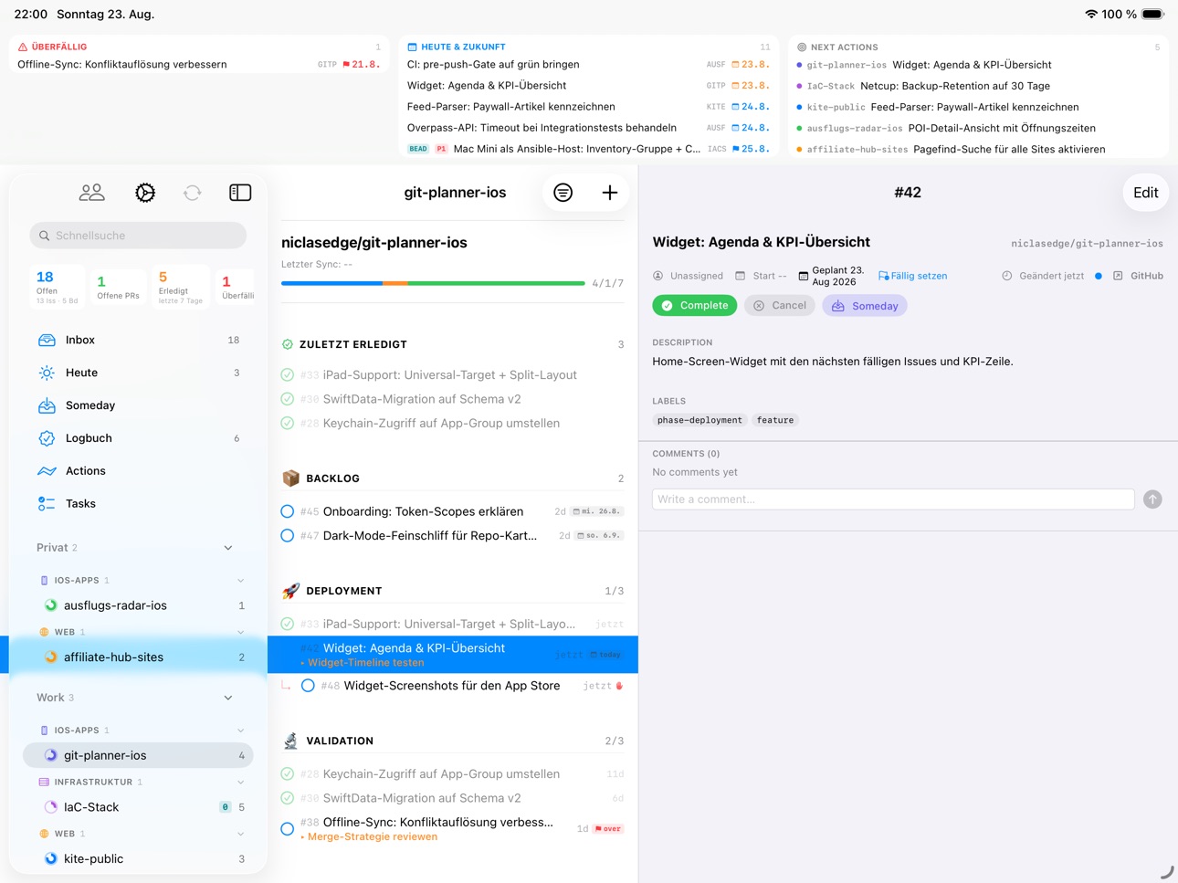Screenshot 6 of Git Planner