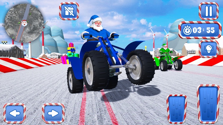 Santa Quad Bike Racing Game