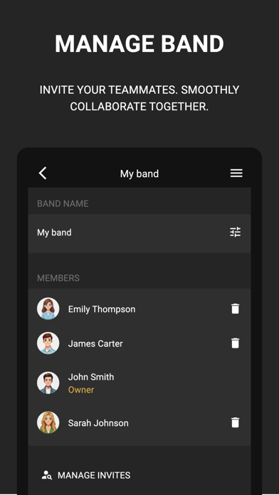 Bandfix: Songbook & Setlists iPhone screenshot 7 - Music app