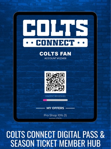 Indianapolis Colts iPad screenshot