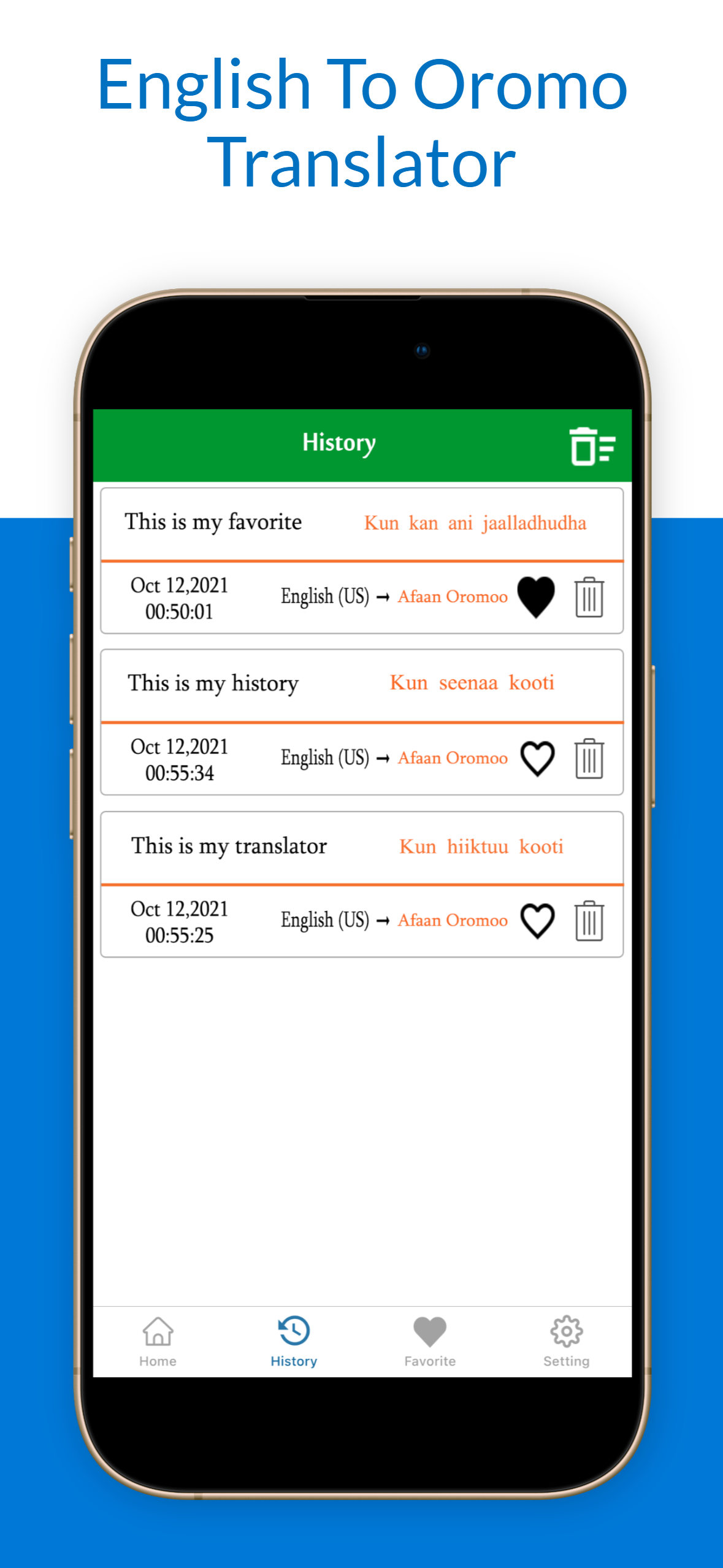 English To Oromo Translator screenshot 4