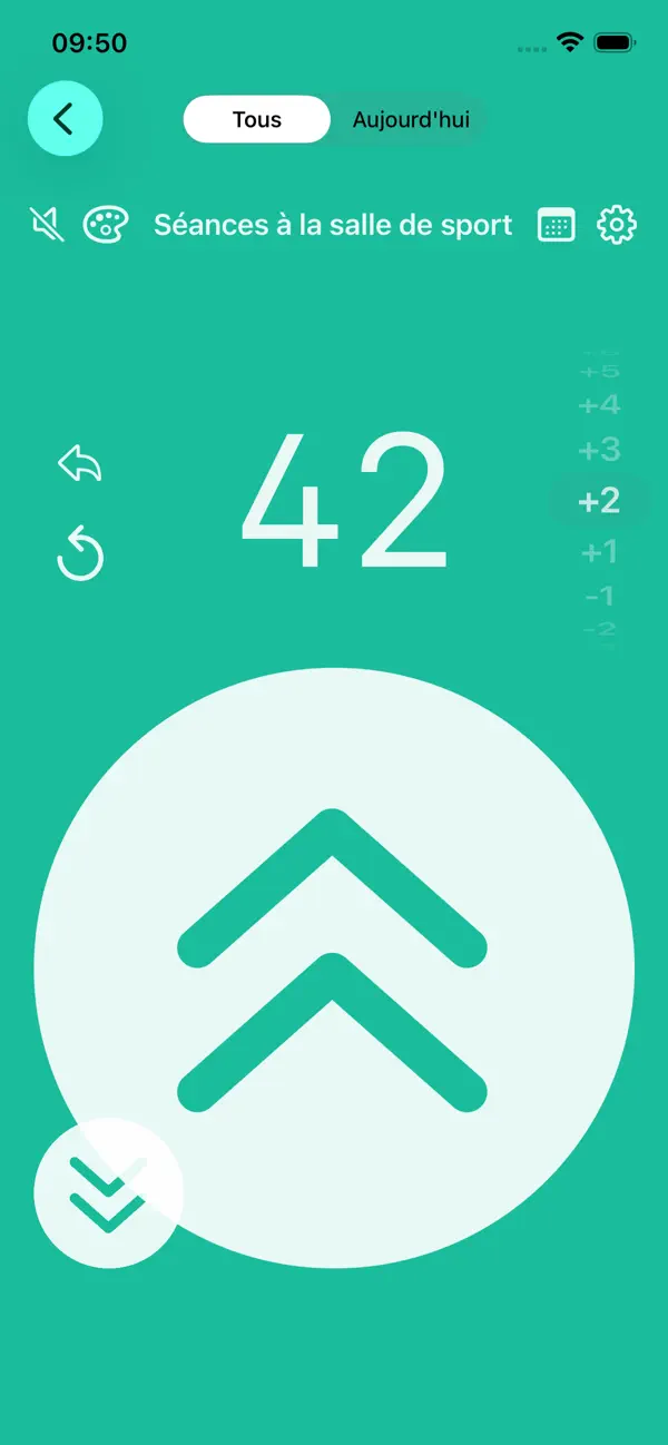Screenshot #2 pour Counter, compteur de clics