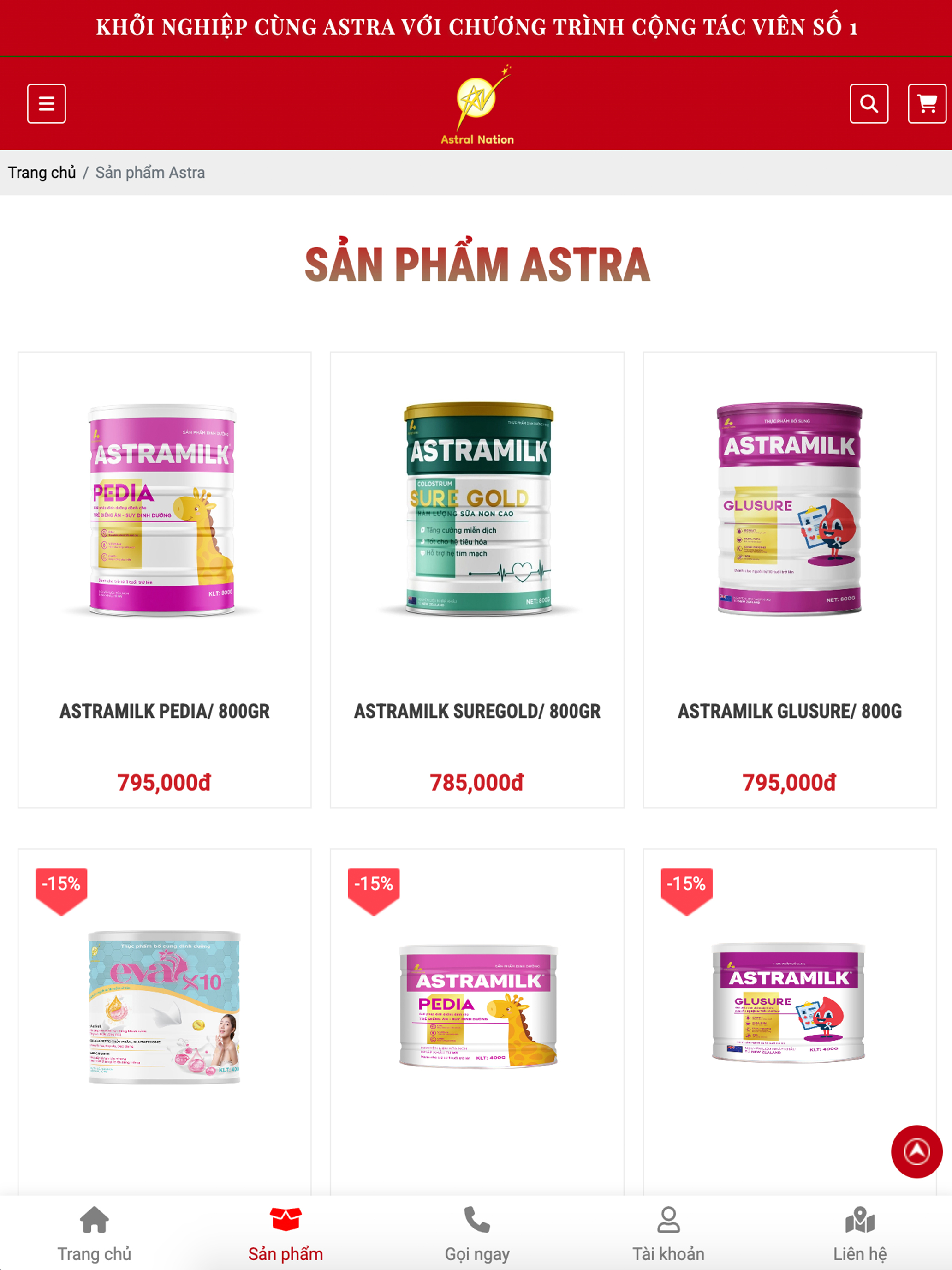 Astra Shop