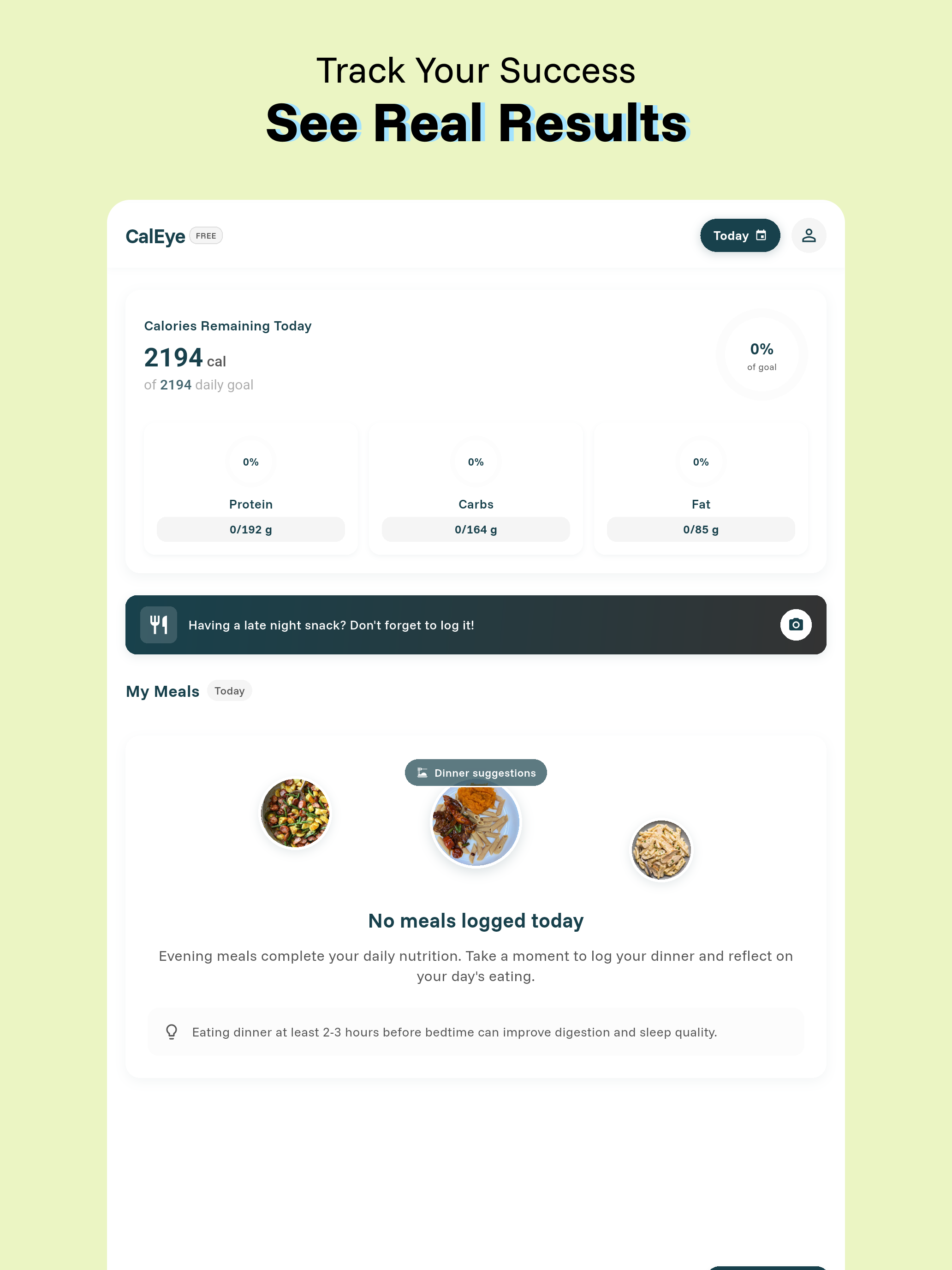 CalEye: AI Calorie Tracker screenshot 9