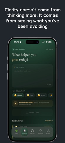 Prosper: Mental Health Journal screenshot