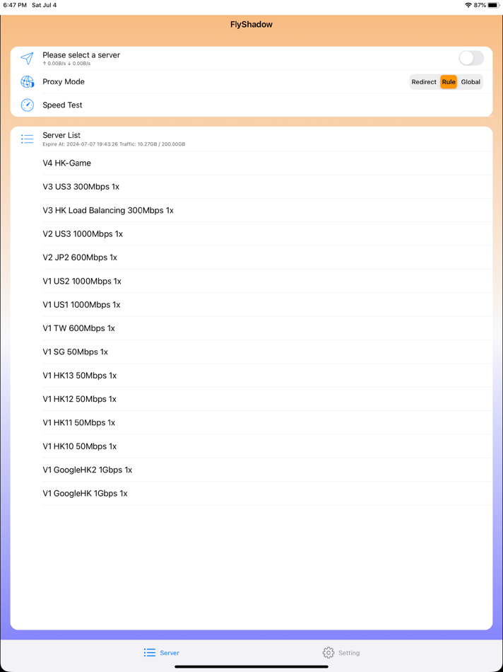 FlyShadow (iOS) Ved: OrangePlusZero LLC