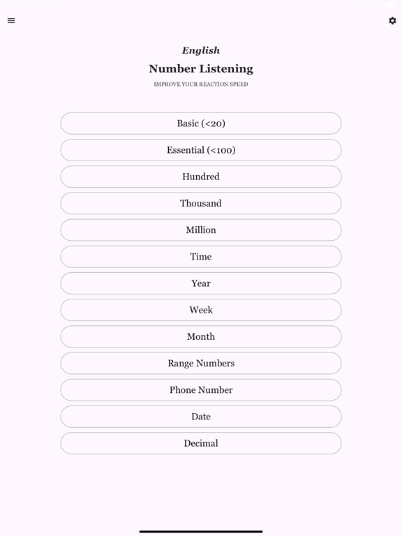 Screenshot #4 pour Number Listening