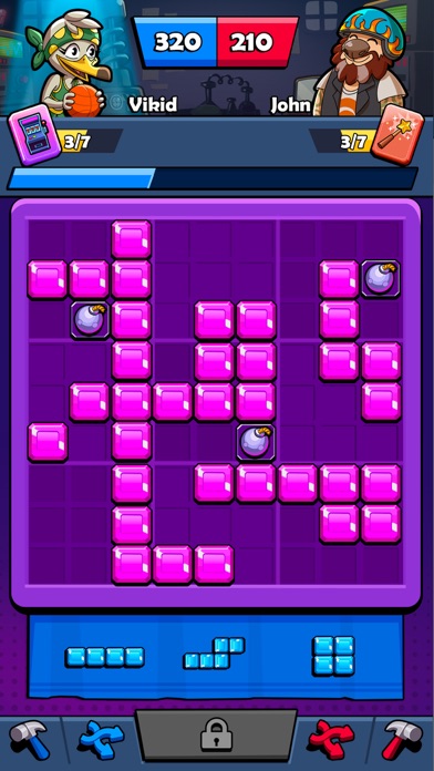Block Heads: Duel puzzle games Screenshot
