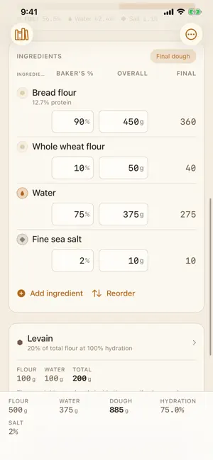 Math Loaf: Baker's Percentage screenshot 3