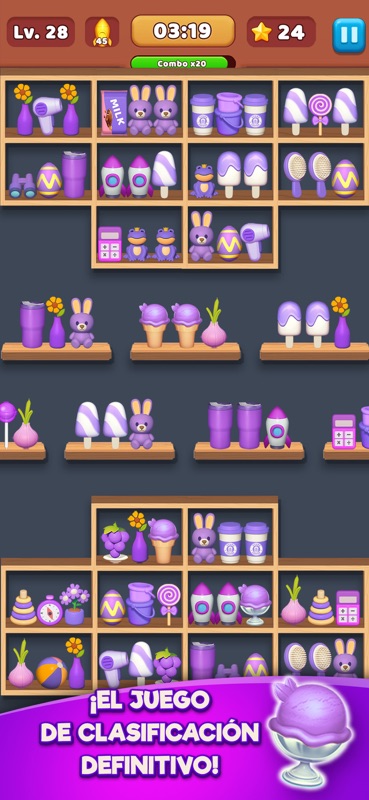 Juego de Rompecabezas Match 3 screenshot 3