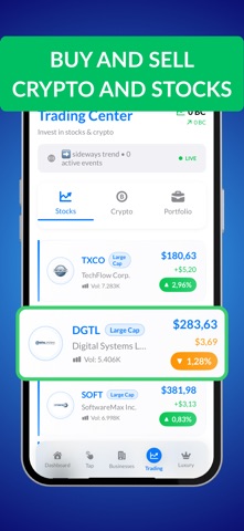 BizziCo - Business Tycoon iPhone screenshot