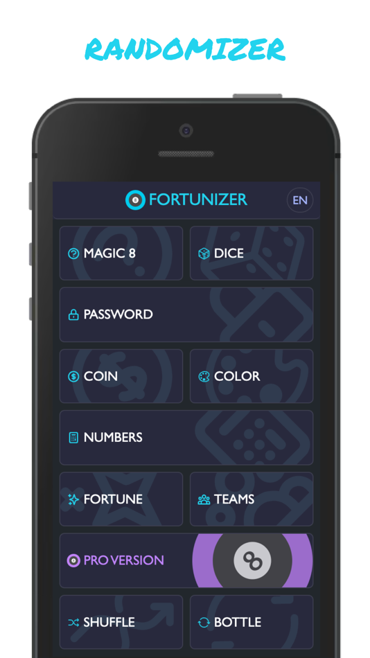 #1. Fortunizer randomizer (iOS) 来自: Vasiliy Dubrovskiy