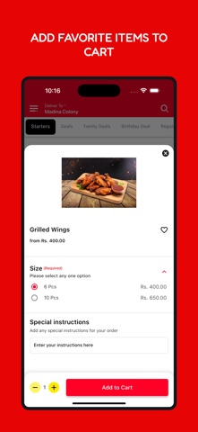 App screenshot
