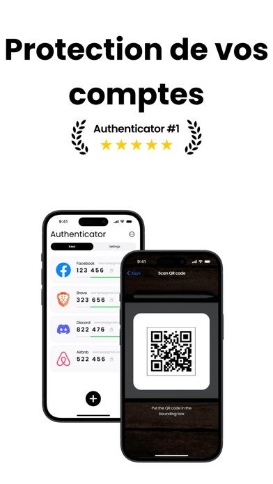 Screenshot #1 pour Authenticator Duo: 2FA, OTP