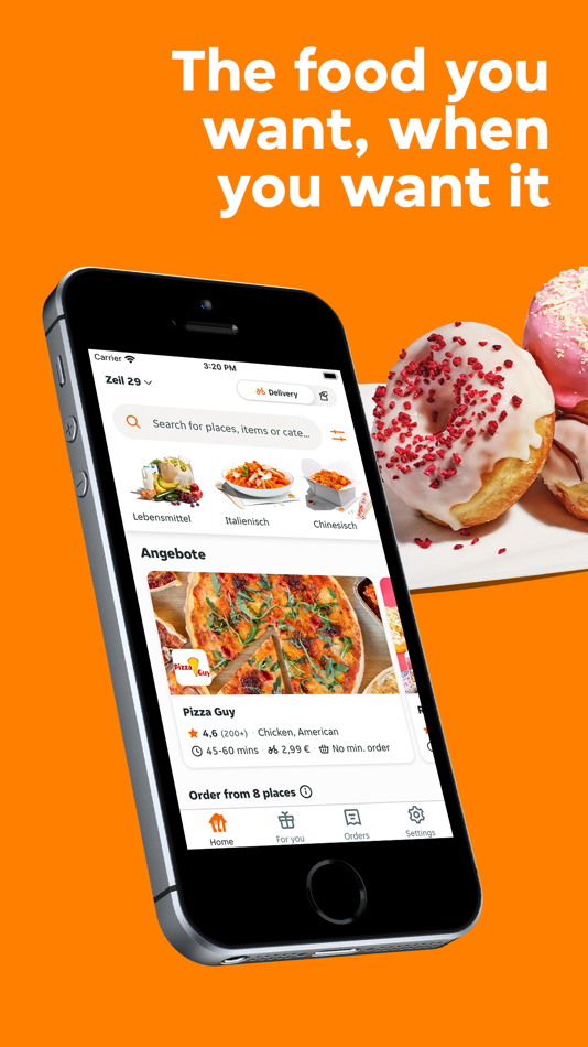 #2. Lieferando.de (iOS) 由: Takeaway.com Central Core B.V.