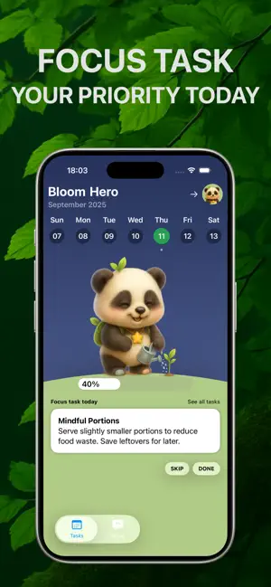 Panda Session: Eco Habits screenshot 1