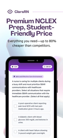 ClaraRN Pass NCLEX Confidently Screenshot 9 of 9
