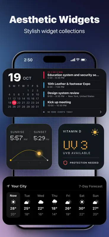 Neo Widget: Football & Weather screenshot 1 of 10