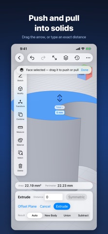 OpenShape3D iPhone screenshot