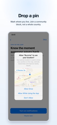 BuzzMe - New to a community app screenshot
