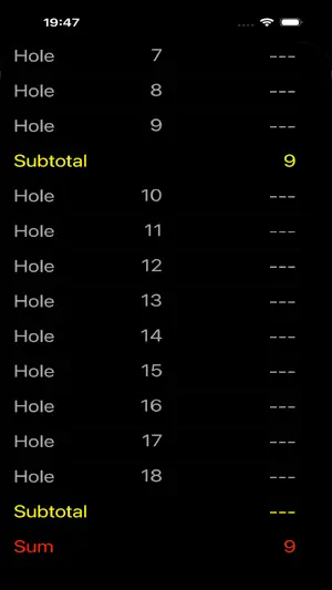 Golf Hits Counter screenshot 2