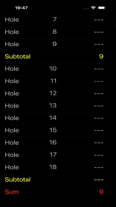 Screenshot #2 pour Golf Hits Counter