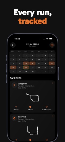 FitData: Workout & Run Tracker iPhone screenshot