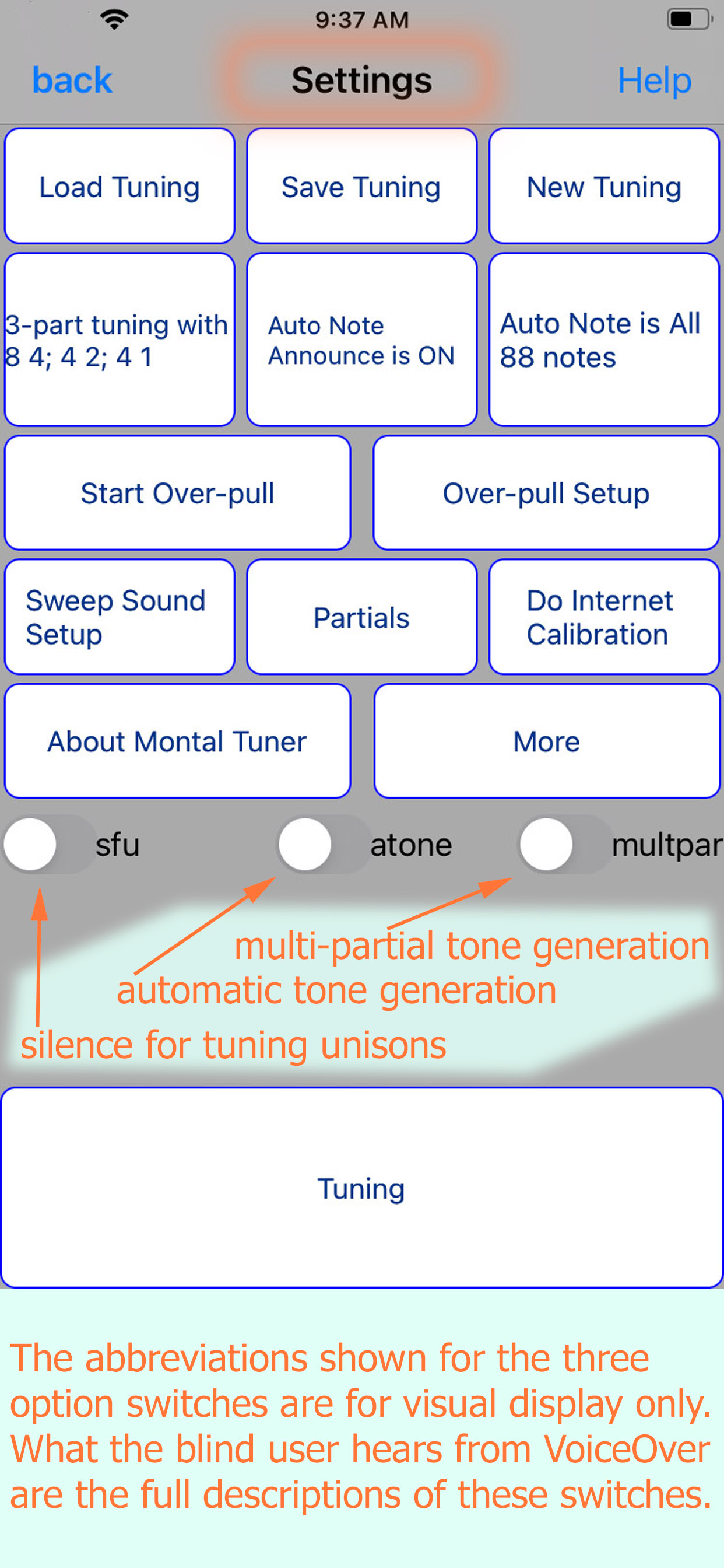 Montal Tuner screenshot 3