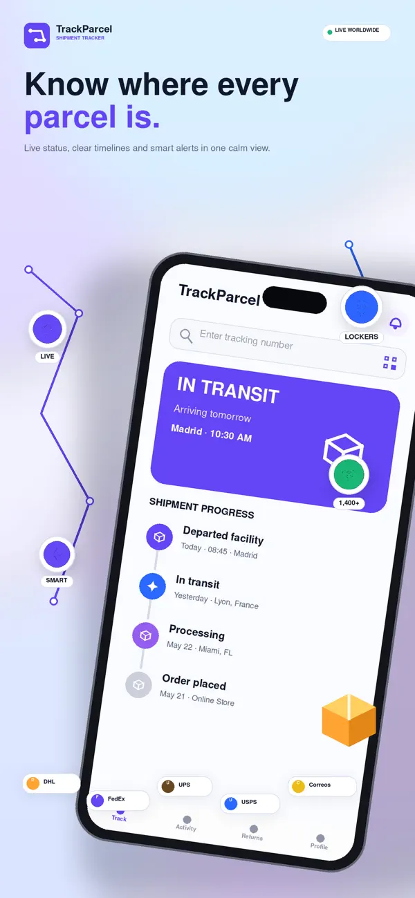 Screenshot #2 pour Suivi Colis: TrackParcel