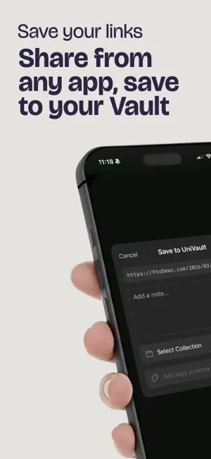 UniVault: Link Manager screenshot 3