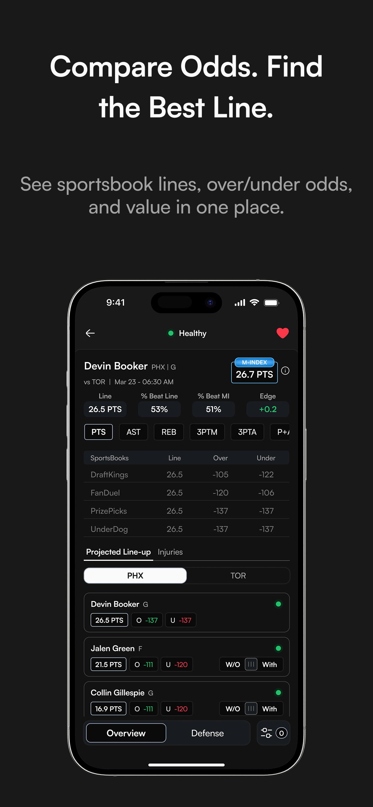 StatMotive: Player Projections screenshot 5